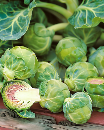 Ruusukaalin siemenet Roodnerf (Brassica oleracea) – yksivuotinen