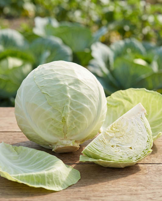 White Cabbage Roem Van Enkhuizen 2 (Brassica oleracea) – annual vegetable seeds from SeedsChoice