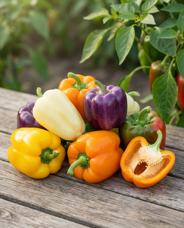 Paprika 5 Colour Mix (Capsicum annuum) – yksivuotiset vihannessiemenet, SeedsChoice