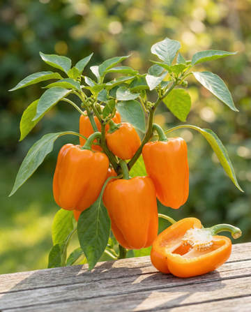 Paprika Orange Horizon (Capsicum annuum) – yksivuotiset vihannessiemenet SeedsChoice-verkkokaupasta
