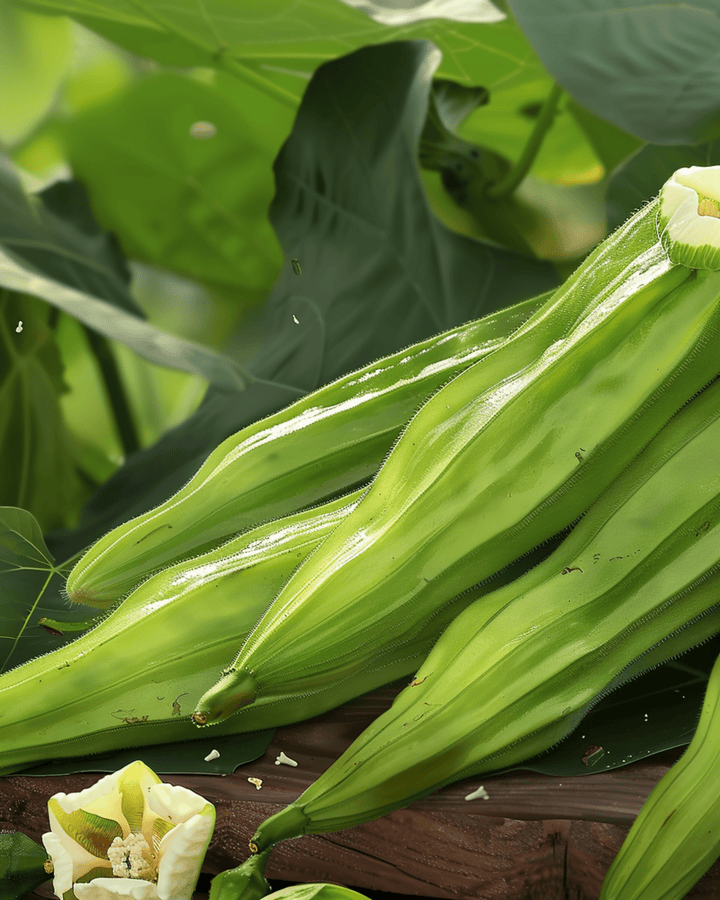Okra Clemson Spineless -siemenet (Abelmoschus esculentus) – yksivuotinen vihannes