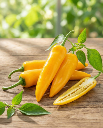 Paprika Palladio F1 keltainen hedelmä (Capsicum annuum) – yksivuotiset vihannessiemenet SeedsChoice-verkkokaupasta