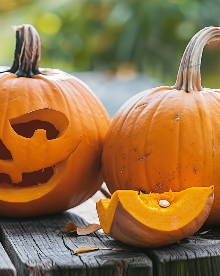 Halloween-kurpitsa Jack O Lantern siemenet (Cucurbita pepo) – yksivuotinen vihannes