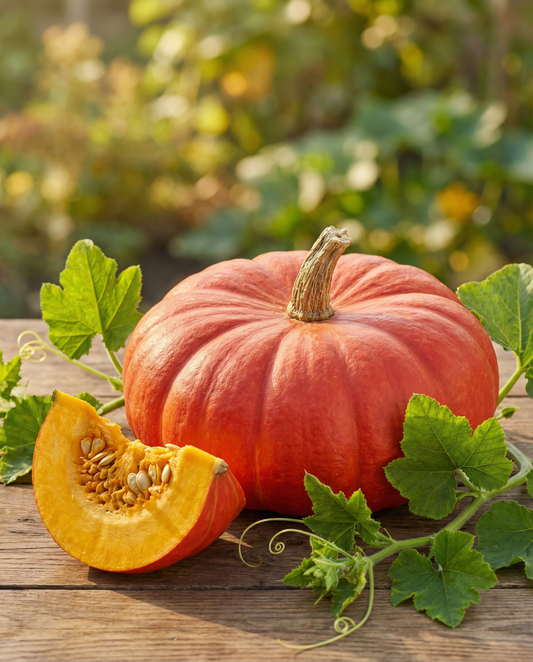 Kurpitsa Rouge Vif D'etampes (Cucurbita maxima) – yksivuotisen vihanneksen siemenet SeedsChoicelta