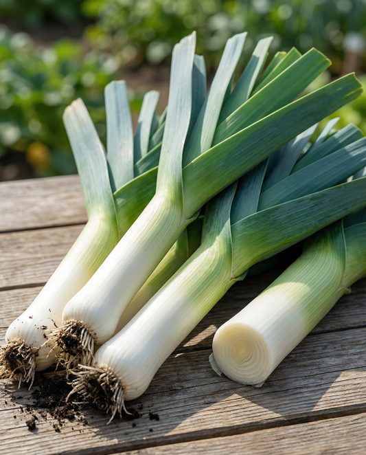 Purjon siemenet Herfstreuzen 3 Elephant (Allium porrum) – yksivuotinen vihannes, SeedsChoice