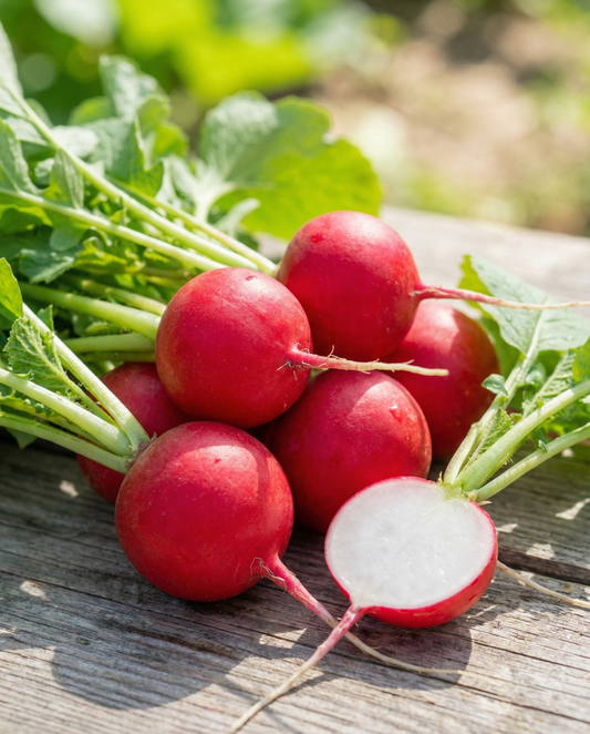 Retiisi Saxa 2 (Raphanus sativus) – yksivuotisen vihanneksen siemenet SeedsChoice-verkkokaupasta