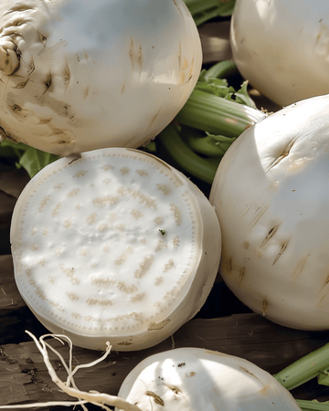 Puutarhanauris Platte Witte Mei -siemenet (Brassica rapa) – yksivuotinen vihannes