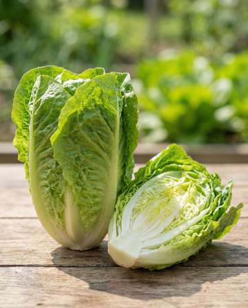Cos Lettuce Blanke Zelfsluitende (Lactuca sativa) – yksivuotiset vihannessiemenet SeedsChoicelta
