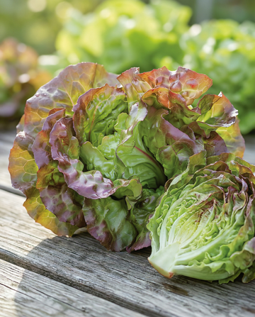 Salaatti Merveille Des Quatre Saisons (Lactuca sativa) – yksivuotiset vihannessiemenet SeedsChoicelta