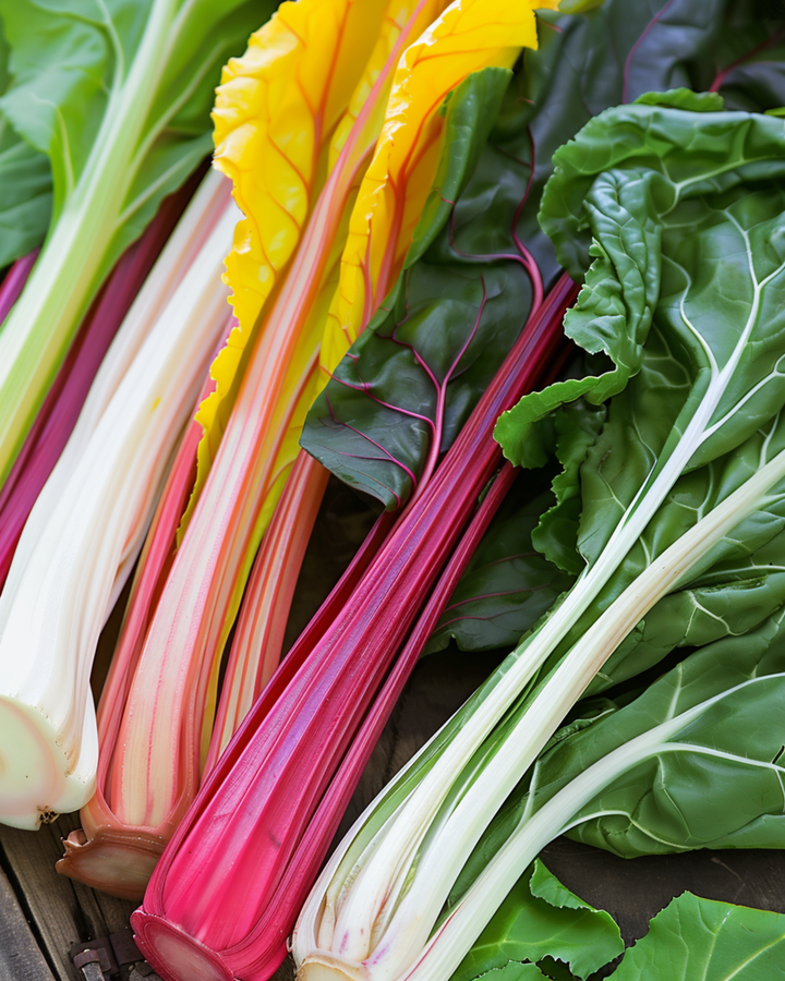 Moniväriset lehtimangoldin siemenet Bright Lights Rainbow (Beta vulgaris) – yksivuotinen vihannes