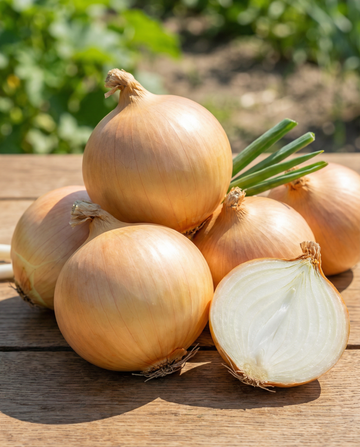 Jättiläiskasipas Ailsa Craig (Allium cepa) – yksivuotiset vihannessiemenet, SeedsChoice