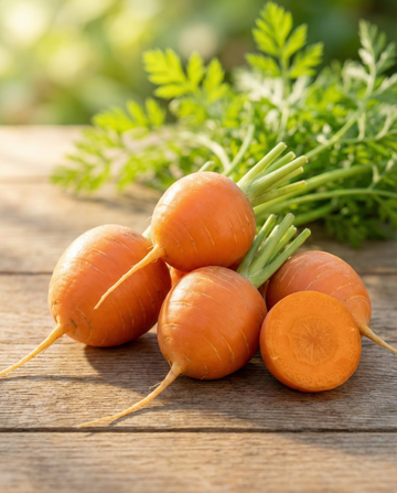 Porkkana Parijse Markt 4 siemenet (Daucus carota) – yksivuotinen vihannes SeedsChoicelta