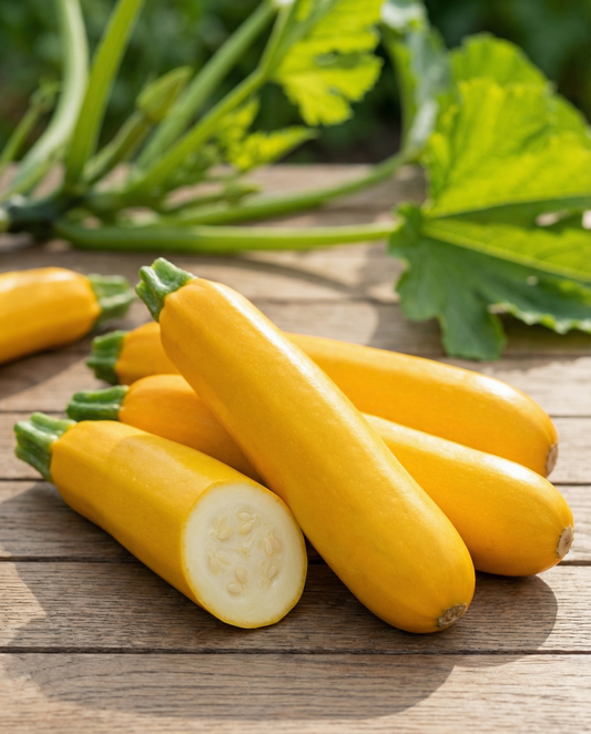 Zucchini Gold Rush F1 (Cucurbita pepo) – yksivuotiset siemenet SeedsChoicelta