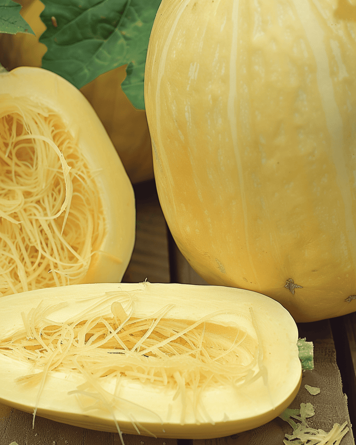 Spagettikurpitsan siemenet (Cucurbita pepo) – yksivuotinen vihannes