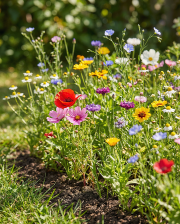 Meadowflowers Mix 50 g, kotimainen niittykasvisekoitus – yksivuotiset kukkasiemenet SeedsChoicelta