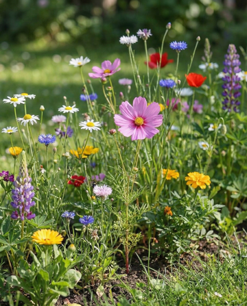 Wildflower Mix 250g 125 M2 Coverage (Linum usitatissimum) – yksivuotisten kukkien siemenet, SeedsChoice
