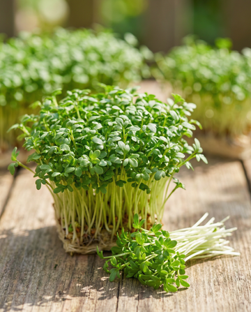 Vesikresi 500 g itävät siemenet (Lepidium sativum) – itämissiemenet SeedsChoicelta