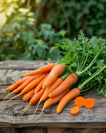 Nantes Carrot Summer 25g Pack seeds (Daucus carota) – vegetable