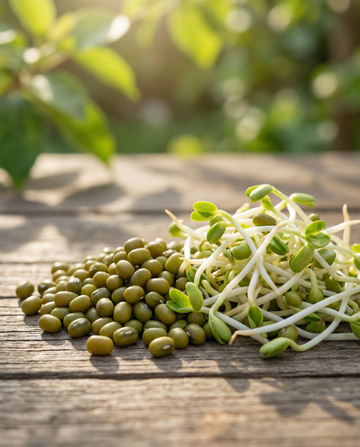 Itävä mungopapu 250 g (Vigna radiata) – luomulaatuiset itursiemenet SeedsChoice-kaupasta