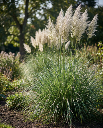 Pampasruohon siemenet (Cortaderia selloana) – monivuotinen ruoho