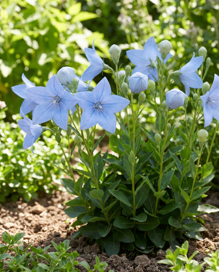 Balloon-siemenet (Platycodon grandiflorus) – monivuotinen kukka