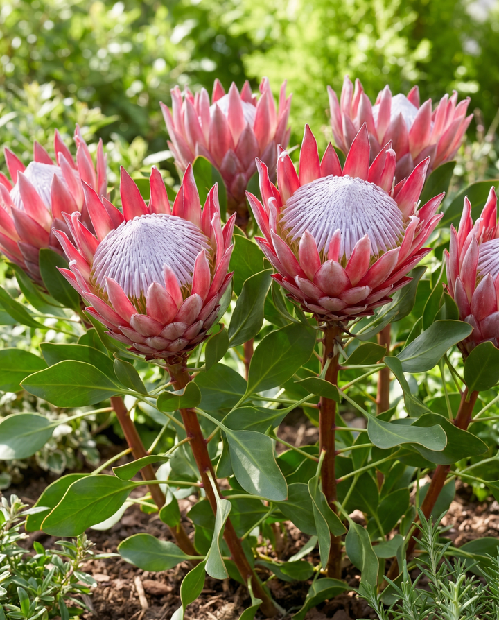 King Giant -siemenet (Protea cynaroides) – monivuotinen kukka