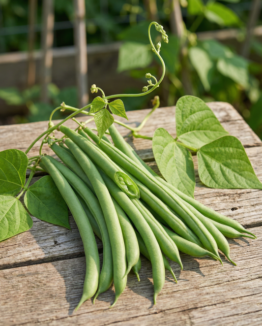 Kiipeilevä ranskanpapu Rakker 100g (Phaseolus vulgaris) – yksivuotisen kiipeilijän siemenet SeedsChoicelta