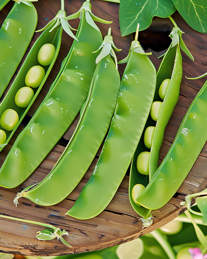 Sokeriherne De Grace 100 g -siemenet (Pisum sativum) – yksivuotinen vihannes