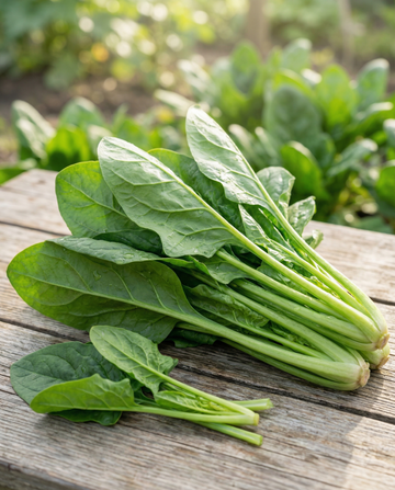 Pinaatti Breedblad Scherpzaad Broad Leaf (Spinacia oleracea) – yksivuotiset vihannessiemenet SeedsChoicelta