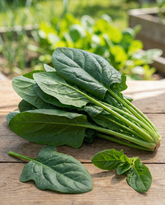 Pinaatti Nores Garden (Spinacia oleracea) – yksivuotiset vihannessiemenet SeedsChoicelta