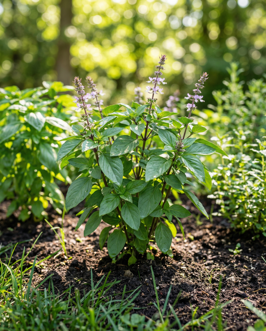 Kanelimausteen luomosiemenet (Ocimum basilicum) – yksivuotinen yrtti SeedsChoicelta