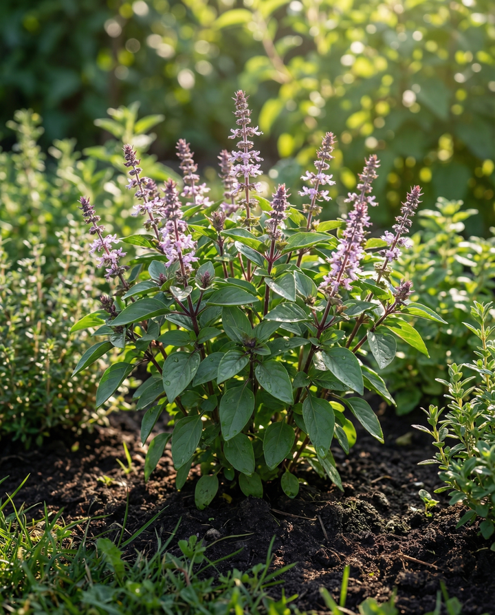 Kanelibasi-siemenet (Ocimum basilicum) – luomu yksivuotinen yrtti