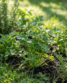 Lehtpersiljaa siemenet, luomu Petroselinum Crispum, kaksivuotinen yrtti