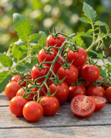 Kirsikkatomaatti Gardener's Delight (Solanum lycopersicum) – luomusiemenet, yksivuotinen vihannes, SeedsChoice