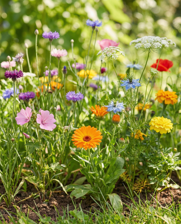 Wildflower Mixture Mix 2g Pack – luomulaatuisten yksivuotisten kukkien siemenet, SeedsChoice