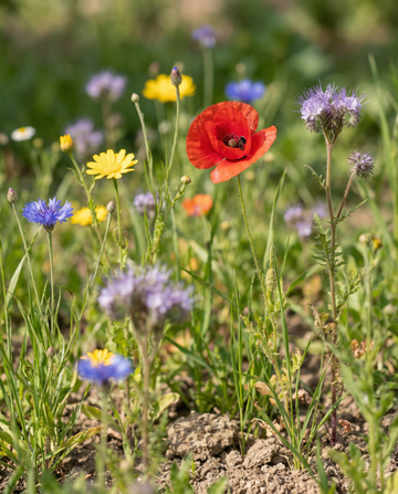 Ladybird Mix 25 M2 Scatter Box – annual flower seeds from SeedsChoice