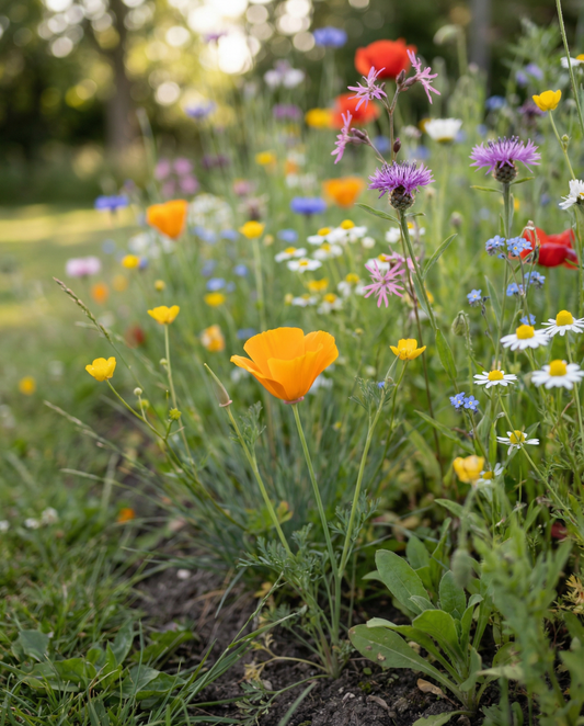 For Grass Borders Mix 15 M2 Pack – yksivuotiset heinäsiemenet SeedsChoicelta