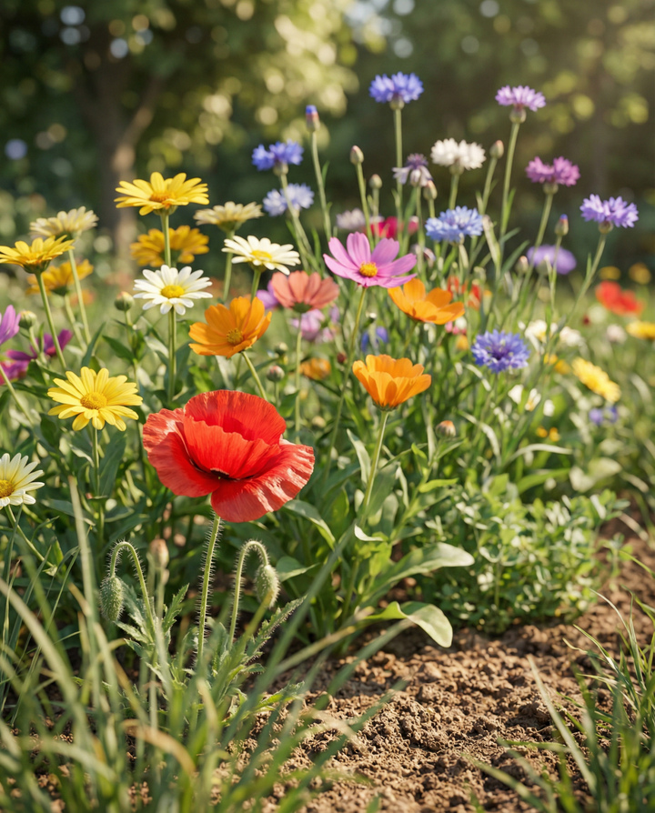 Friendly Summerflowers Mix 15m2 Pack siemenet – yksivuotinen kukka