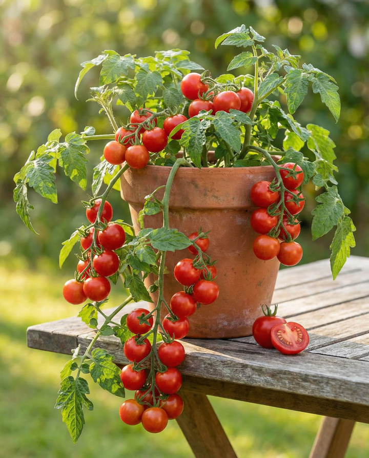 Cherry Tomato Tomfall Hanging seeds (Solanum lycopersicum) – annual vegetable