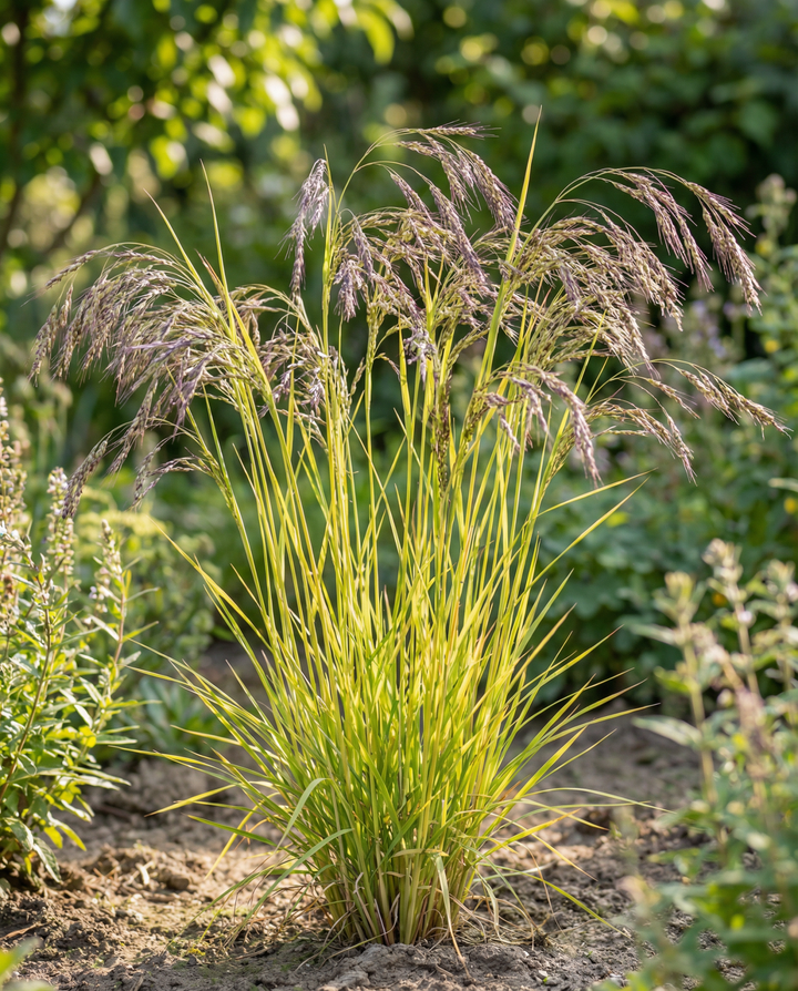 Purppurahirssin siemenet (Panicum miliaceum) – yksivuotinen heinä