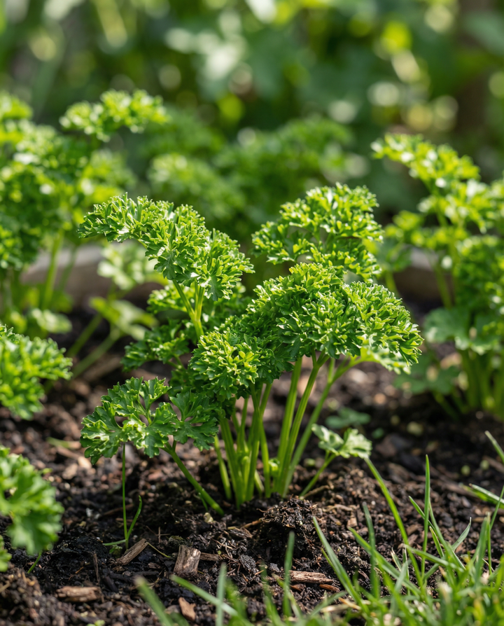Persiljanauhan siemenet Moss Curled (Petroselinum crispum) – yksivuotinen siemennauha