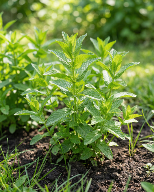 Spearmint Pads 4 (Mentha spicata) – siemenlevyt SeedsChoicelta