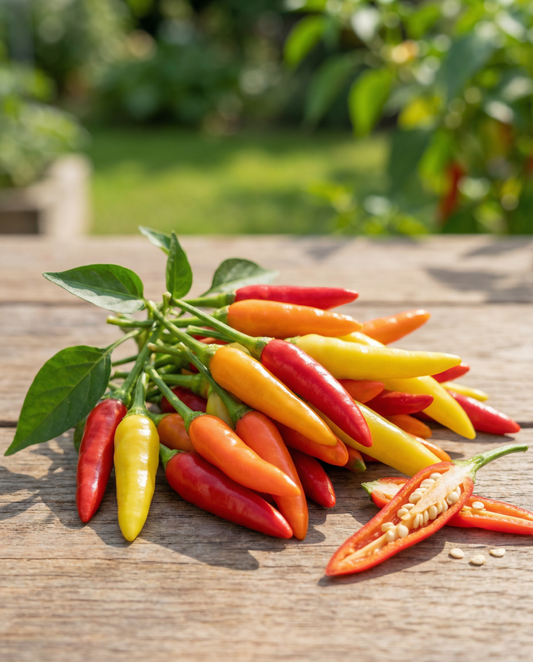 Rawit Pepper Mix (Capsicum frutescens) – yksivuotiset vihannessiemenet, SeedsChoice