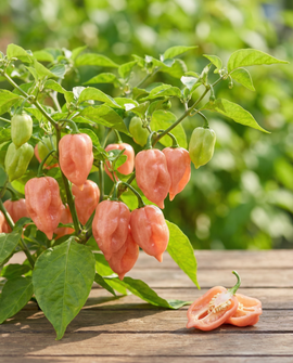 Habanero Pink -paprikansiemenet Capsicum Chinense yksivuotinen
