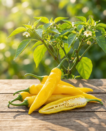 Hot Lemon Drop Pepper -siemenet (Capsicum baccatum) – vihannes