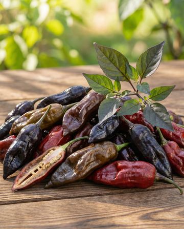 Dorset Naga Black Pepper (Capsicum chinense) – yksivuotiset vihannessiemenet, SeedsChoice