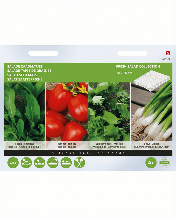 Salad Mats Rocket 4 Pack seeds (Eruca sativa) – seed mats
