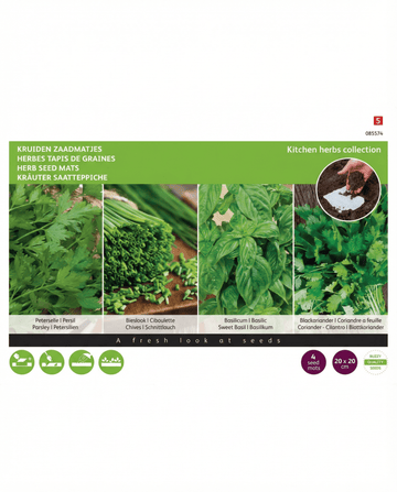Siemenmatot 4 kpl 20x20 cm siemenet (Petroselinum crispum) – siemenmatot