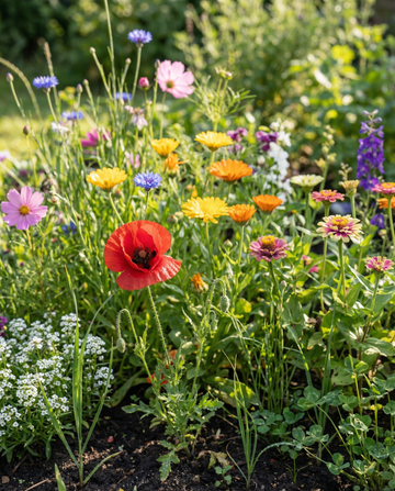 Summer Mixture 25m² Coverage Mix siemenet – yksivuotinen kukka