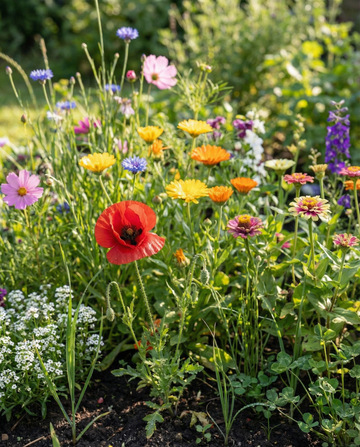 Summer Mixture 25m² Coverage Mix – yksivuotiset kukkasiemenet SeedsChoicelta